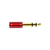 Plug Adaptador P2 x P10 St. Pratt Vermelho - Imagem 8