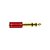 Plug Adaptador P2 x P10 St. Pratt Vermelho - Imagem 4