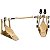 Pedal Duplo Para Bumbo De Bateria Tama Iron Cobra HP600 DTWG Gold - Imagem 7