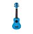 Ukulele Soprano Memphis HONU DBL Daphine Blue - Imagem 10