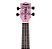 Ukulele Soprano Memphis HONU FPK Flamingo Pink - Imagem 3