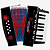 Acordeon Infantil 08 Baixos Botão Turbinho 104-BK Preto - Imagem 12