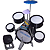 Bateria Infantil Turbinho JZ Preta - Imagem 18