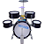 Bateria Infantil Turbinho JZ Preta - Imagem 16