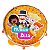 Pandeiro Infantil 08" Luen 40084MB/LR  ABS Laranja Mundo Bita - Imagem 7