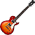 Guitarra Les Paul Cort CR 100 CRS Cherry Red Burst - Imagem 17