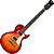 Guitarra Les Paul Cort CR 100 CRS Cherry Red Burst - Imagem 15