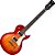 Guitarra Les Paul Cort CR 100 CRS Cherry Red Burst - Imagem 1