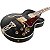 Guitarra Semi Acústica Ibanez AF 75G BKF Black Flat - Imagem 13