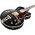 Guitarra Semi Acústica Ibanez AF 75G BKF Black Flat - Imagem 15