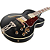 Guitarra Semi Acústica Ibanez AF 75G BKF Black Flat - Imagem 14