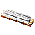 Gaita Harmonica Hohner Marine Band 1896/20 Tom C - Imagem 17