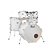 Bateria Acústica 18" Pearl Export EXX785P/C735 Satin White 5 Peças - Imagem 3