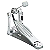 Pedal Simples Para Bumbo De Bateria Tama Speed Cobra HP310LBC Preto - Imagem 16