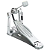 Pedal Simples Para Bumbo De Bateria Tama Speed Cobra HP310LBC Preto - Imagem 9