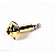 Jack Stereo Spirit TM7GD Roldana Cilindrico Dourado (Cada) - Imagem 12