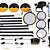Bateria Eletrônica Nagano NTP-02 - Imagem 3
