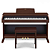 Piano Digital 88 Teclas Casio Celviano AP-270BN Marrom Com Estante - Imagem 17
