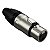 Conector Xlr Femea Wc 1003 Fl Bk Ni 3p Cabo Wireconex 05 Unidades - Imagem 5