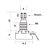 Potenciômetro B500K Instrumentos/Equipamentos Alpha ALP5001B - Imagem 1