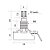 Potenciômetro B250K Instrumentos/Equipamentos Alpha ALP-250B - Imagem 1