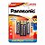Pilha Alcalina Aaa Palito Panasonic 06 Unidades Lr03xab/6b192 - Pç / 6 - Imagem 1
