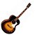 Violão Aço Cort CJ RETRO VSM/B Com Capa - Imagem 6