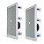Arandela Quadrada 6" JBL 6W21RT S/AT 25W RMS Branca (Par) - Imagem 7