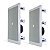 Arandela Quadrada 6" JBL 6W21RT S/AT 25W RMS Branca (Par) - Imagem 17