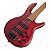 Contrabaixo 4 Cordas Cort B4 Element OPBR Open Pore Burgundy Red - Imagem 15