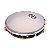 Pandeiro 10" Izzo 3430P ABS Preto Com Pratinela Flandres E Pele Leitosa - Imagem 19