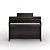 Piano Digital 88 Teclas Roland HP704-DR Marrom Com Estante e Banqueta - Imagem 2