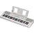 Teclado Portátil 61 Teclas Yamaha EZ-310 Branco - Imagem 14