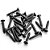 Parafuso Suporte Jack Preto WO2.5X15-BK (24 Unidades) Spirit - Imagem 1
