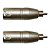 Adaptador Rca Macho P/xlr 3p Macho Niq. Wc 243 Ad 02 Unidades Wireconex - Imagem 1