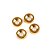 Bucha Trocolos Instrumentos Dourada (4 Peças) Spirit JTS-GD - Imagem 1