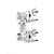 Clamp Universal Duplo Para Bateria Gibraltar SC-UGC - Imagem 1