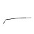 Alavanca Para Guitarra Ronsani 5mm Tremolo Cromo Ponta Branca - Imagem 6