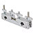 Clamp Duplo Extensor Holder X-Pro CL1 Cromado - Imagem 4