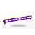 Ribalta UV Refletor Luz Negra Ultravioleta ST-2X9NG Barra 12 Led LK-UV12 - Imagem 4