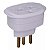 Pino Adaptador 2P+T 10A/250v Daneva 47392 - Imagem 1