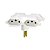 Pino Adaptador T 4 Saidas Mecatool Branco 47828 - Imagem 1