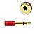 Plug Adaptador P2 x P10 St. Santo Angelo Vermelho - Imagem 4