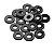 Arruela Pearl NLW-12B/12 Nylon Preto (Cada) - Imagem 1