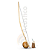 Berimbau Sul Brasil Grande Natural c/ caxixi - Imagem 2