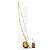 Berimbau Sul Brasil Grande Natural c/ caxixi - Imagem 1