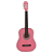 Violão Nylon 36" Myth MT36N Pink Heart - Imagem 9