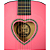 Violão Nylon 34" Myth MT34N Pink Heart - Imagem 15