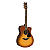 Violão Aço Concert Yamaha FSX800C SB Sunburst - Imagem 12