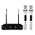 Microfone Sem Fio Bastão Duplo Kadosh K502M Branco - Imagem 8